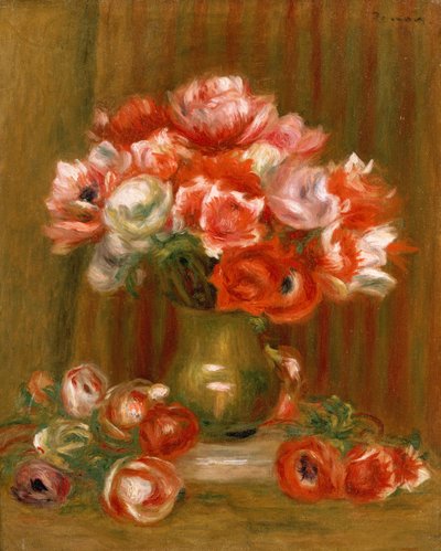 Anemonen, 1909 von Pierre Auguste Renoir